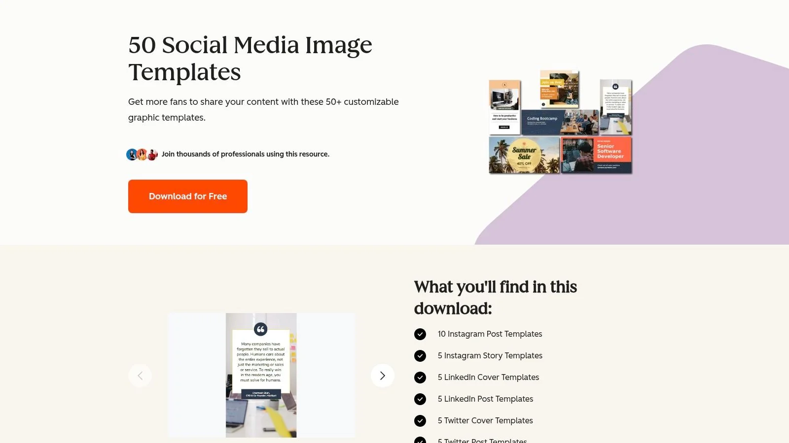 HubSpot (Free Template Packs)