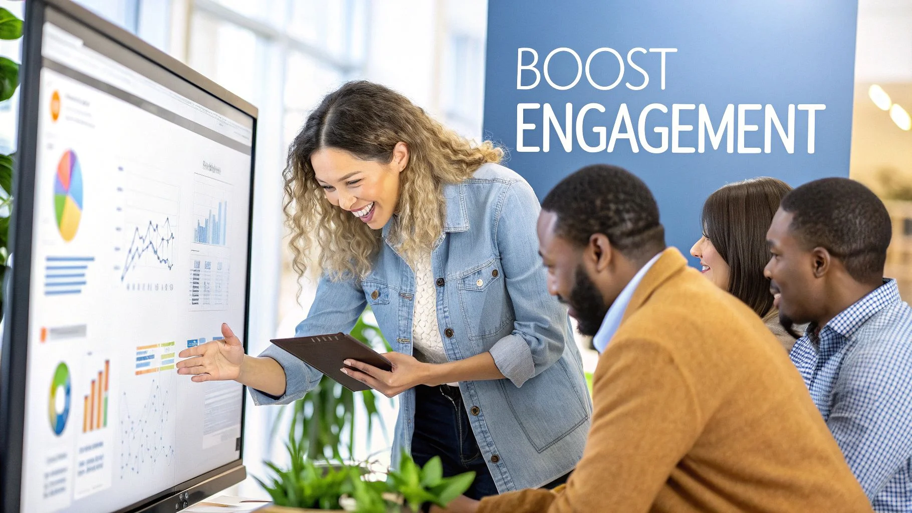 An abstract image representing the connection between technology, strategy, and people in a digital network.