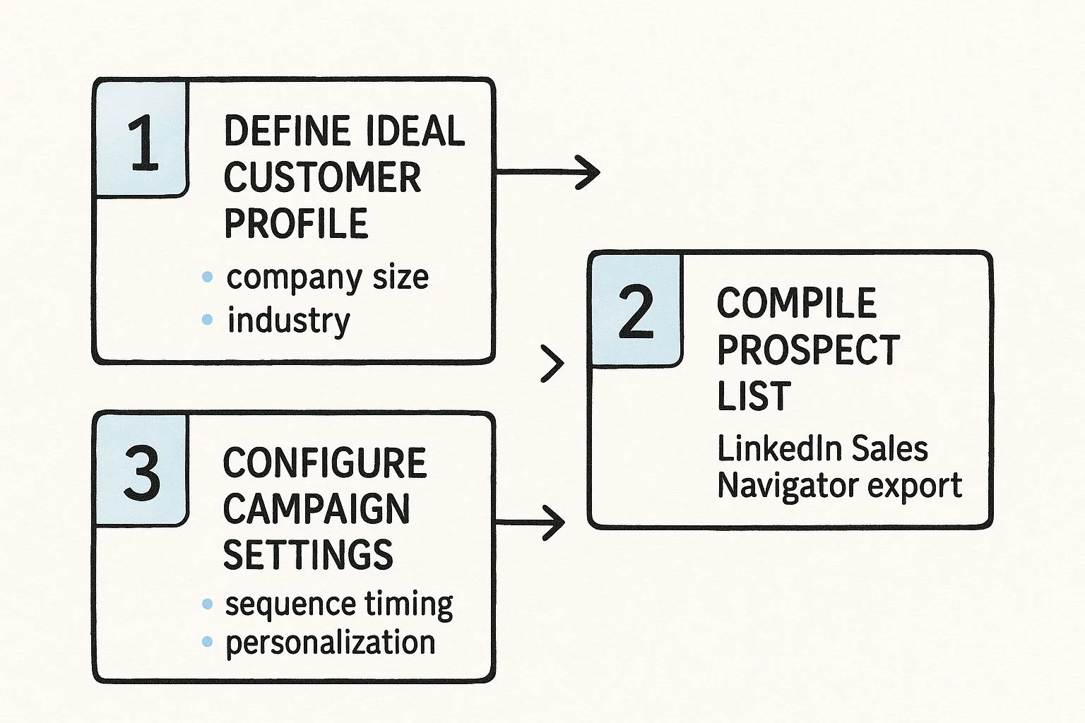 Infografik zur LinkedIn Outreach Automation