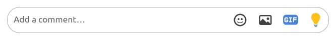 Comment button on LinkedIn